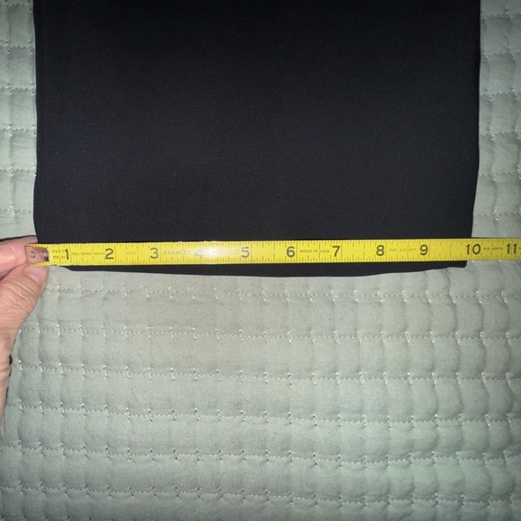 Zoey brand Black High rise Wide Leg zipper back closure Pants. Size 12 NWT - Picture 7 of 10